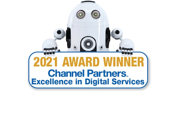 2021 Excellence in Digital Services Award Winner Badge