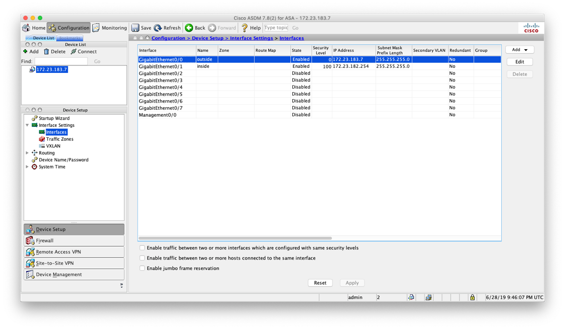 Port Forwarding with CISCO ASA and ASDM