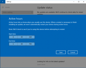 Windows 10 update status